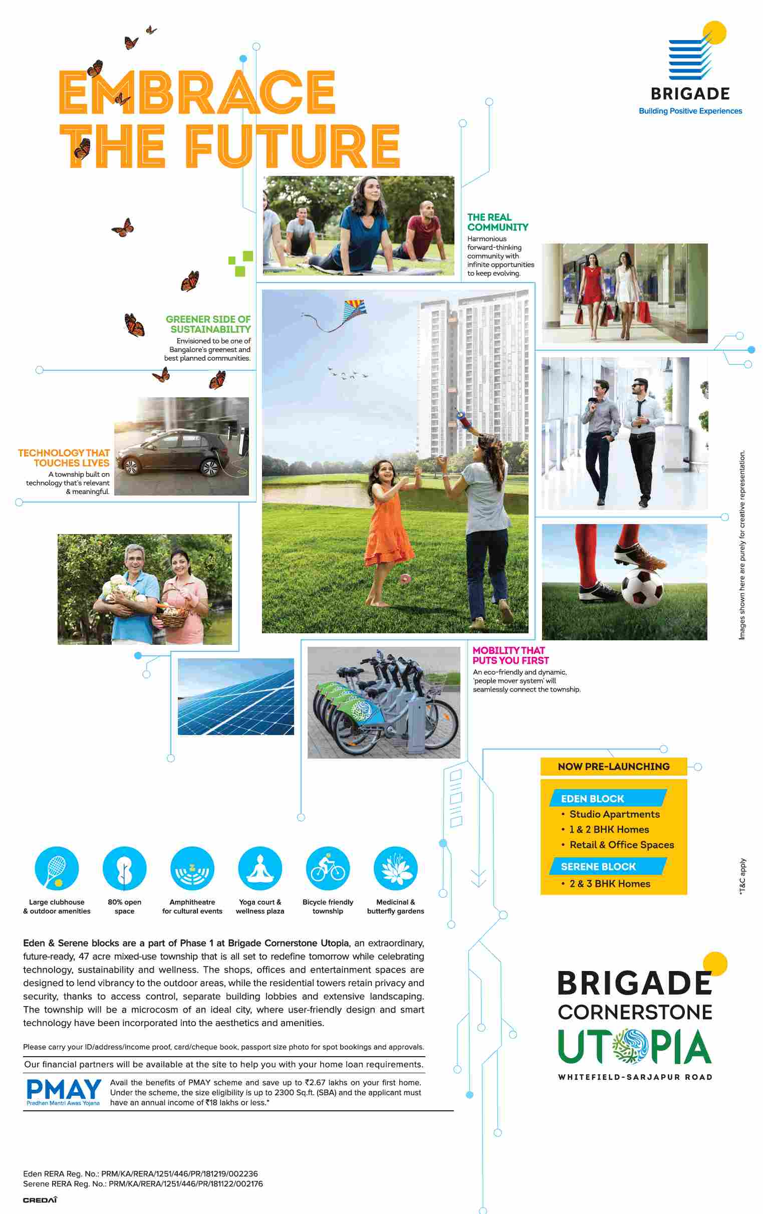 Embrace the future by residing at Brigade Utopia in Bangalore